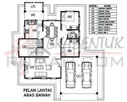 Pin on pelan rumah ibs. Perkongsian Pelbagai Cetusan Ilham Pelan Lantai Rumah Banglo Dua Tingkat Deko Rumah