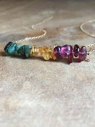 Birthstone Gifts For Mom Birthstone Necklace For Mom Gift For Mom Family Necklace Personalized Birthstone Necklace Birthstone Jewelry Mother S Day Gift Birthstone Jewelry Raw Crystal Jewelry Birthstone Necklace