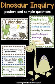 Dinosaur Inquiry Is A Fun Idea To Get Your Students Learning The Inquiry Process Use Inquiry Based Learning Projects Inquiry Based Learning Learning Projects