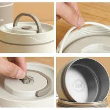 LONCHERA TERMICA X3 CUBIERTOS RECIPIENTES PARA ALMUERZO ACERO INOX GENERICO | Falabella Colombia