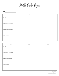 Garden Printable Farm Blog Azure Farm