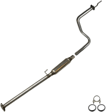 Amazon Com Stainless Steel Resonator Exhaust Pipe Fits 1996 2000 Honda Civic Automotive
