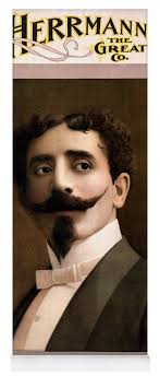 Leon Herrmann, French Magician Yoga Mat by Photo Researchers