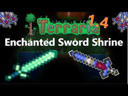 Terraria 1 4 Enchanted Sword Shrine Seed Terragrim Enchanted Sword Working In 1 4 0 5 Youtube