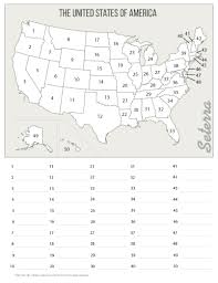 The 50 us states list is a basic list of the 50 united states of america in alphabetical order that you can use to help your children learn the 50 states. The U S 50 States Printables Map Quiz Game