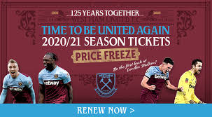 Football ticket net—your ultimate place for all football tickets imaginable. Update To 2020 21 Season Ticket Renewal Options West Ham United