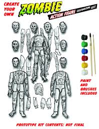 (by henchmen4hire) detachable leg joint. Create Your Own Zombie And Comic Book Hero Action Figures Previews World