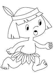 Indio Para Colorir Blog Ana Giovanna