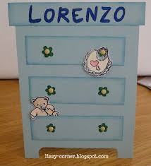 Biglietto Nascita Scrap Card Biglietto Nascita Nascita Neonato Biglietto