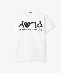 Patch pocket with logo flag at chest. Buy Now Comme Des Garcons Play Play T Shirt Play Logo Az T067 White