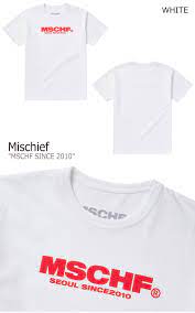 楽天市場】ミスチーフ Tシャツ MISCHIEF レディース MSCHF SINCE 2010 ミスチーフ シンス 2010 WHITE ホワイト  CREAM クリーム CHARCOAL チャコール MCF APP 20SS-00006WH/CR/CH ウェア : 1WEEK（ワンウィーク）