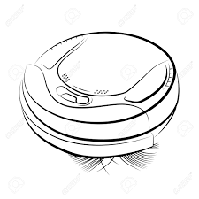 I go over the pump, hose, valve. Drawing Of The Robotic Vacuum Cleaner Vector Illustration Royalty Free Cliparts Vectors And Stock Illustration Image 29860436