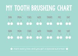 tooth brushing incentive chart love and marriage