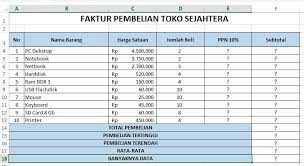 Bagi anda yang masih awam, baru belajar dan mengenal ms. Contoh Soal Dan Penyelesaian Fungsi Sum Average Max Min Dan Count Excel