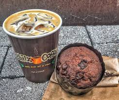 Eatandbemerrydc Simple Pleasures For My Simple Sundays Philz Gingersnap Iced Coffee And Chocolate Banana Chocolate Chip Muffins Banana Muffins Coffee Break