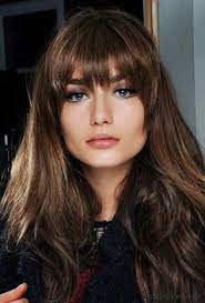 Percem Uzun Sac Hair Styles Long Hair With Bangs Layered Hair With Bangs