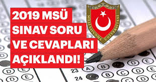 Sorular, fikir ve sanat eserleri kanunu kapsamında eser niteliğinde olup, telif 2018 milli savunma üniversitesi askeri öğrenci aday belirleme sınavı(msü) testi ve cevap anahtarı. Msu Sinav Sonuclari Osym Tarafindan Ne Zaman Aciklanacak 2019 Msu Sinav Soru Ve Cevaplari Yayinlandi Haberiniz Olsun
