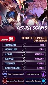 Return of The Unrivaled Spear Knight Chapter 35 – Asura Scans