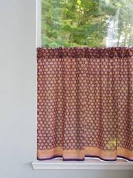 purple tier curtain, india kitchen tier
