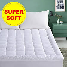 Largest assortment of mattresses and lowest price guaranteed. Mattress Pad Cover Queen Size Pillow Top Topper Thick Luxury Bed Bedding White Home Garden Patterer Bedding