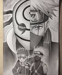 Cara menggambar hatake kakashi naruto shippuden langsung pulpen tools : Drawing Pattern Anime Naruto Novocom Top