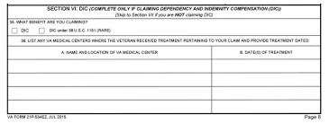 Dependency And Indemnity Compensation