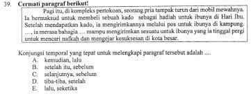Soal pilihan ganda geografi bab lingkungan hidup. Mengisi Paragraf Dengan Konjungsi Yang Sesuai Pembahasan Soal Un 2016 2017 Bahasa Indonesia Sma Ma Nomor 39 Zuhri Indonesia