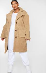 Our borg jackets include casual women's teddy jackets and coats. Plus Camel Maxi Borg Coat Plus Size Prettylittlething Qa