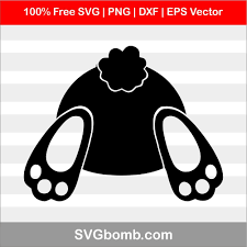 Easter Bunny But Svg Dxf Cutting File Svgbomb Com
