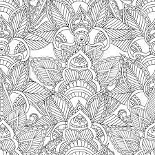 Sea animals set, illustration in Coloring Pages For Adults Seamless Pattern Henna Mehndi Doodles Royalty Free Cliparts Vectors And Stock Illustration Image 54695200