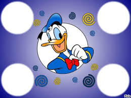 Es un personaje de disney, caracterizado por ser un pato blanco antropomórfico con el pico, las piernas y las patas anaranjadas. Photo Montage Pato Donald Pixiz