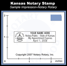 Become a notary in kansas. Kansas Notary Seal Stamp Self Inking