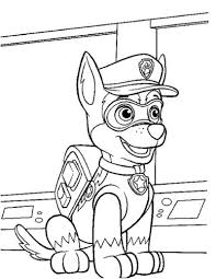 Here's a set of free printable alphabet letter images for you to download and print. Chase Paw Patrol 17 Coloring Page Free Printable Coloring Pages For Kids