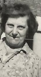 Here's poser to which I know only half the answer. This is Mrs Plant. She  is, or rather was, a Cleethorpes landlady. Mrs B's family and kater Mrs B  herself used to