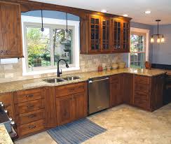 Maybe you would like to learn more about one of these? Knotty Alder Shaker Stained Kitchen Cabinets Transitional Kitchen Cleveland By Ohio Amish Cabinet Houzz