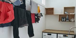 Do well on the rack too. How To Make A Budget Friendly Wall Mounted Clothes Drying Rack Passionate Chump Diy