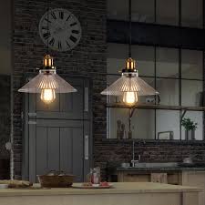 glass pendant light for home black