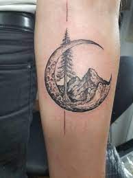 Inspired By A Drawing I Saw On Reddit Kevin Jang At Blackfish Tattoo Nyc Moon Tattoo Pattern Tattoo Tattoos For Guys