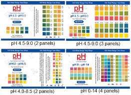 aa grade ph test strips 2 3 4 color chart 0 14 4 5 9 0 4 0 8 5 buy ph test ph test strips ph paper 0 14 product on alibaba com