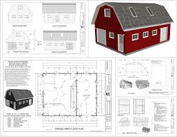 Desiderata tiny house 32′ x 8′ gooseneck. G551 24 X 32 X 10 Gambrel Barn Plans With Loft In Pdf And Dwg