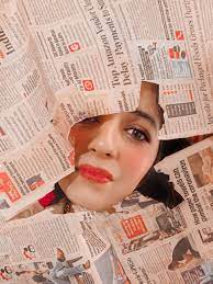 Photoshoot With Paper Innovative Ideas Newspaper Photoshoot Lockdown Photography Newspaper Photography