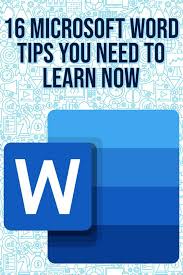 16 Microsoft Word Tips You Need To Learn Now Microsoft Word Lessons Learning Microsoft Microsoft Word Fonts