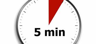 It Only Takes 5 minutes to Change a Life