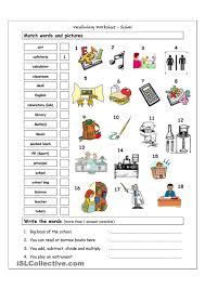 Vocabulary Matching Worksheet School School Worksheets Vocabulary Worksheets Matching Worksheets