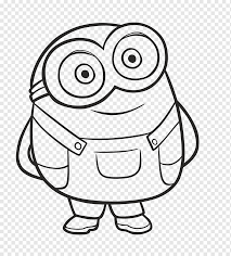 He often carries a teddy bear along named tim. Bob The Minion Youtube Kevin The Minion Drawing Minions Youtube White Face Hand Png Pngwing