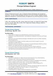 With easy to code tips to make your next job application a cinch. Principal Software Engineer Resume Samples Qwikresume