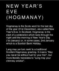 Scottish New Year Scottish Holidays Scottish Heritage Scottish New Year