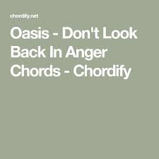Oasis Don T Look Back In Anger Chords Chordify Look Back In Anger Dont Look Back Anger