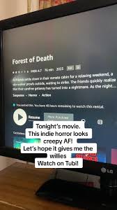 #brendanrudnicki The director of this indie horror has reached out and ask  that i watch hiw new horror movie #forestofdeath The trailer sold it to me.  Lets hope its as creepy as it looks! ...