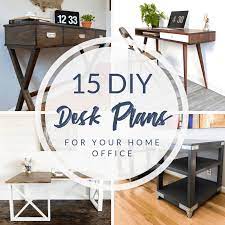 Diy pipe desk with shelves: 15 Diy Desk Plans To Build For Your Home Office The Handyman S Daughter